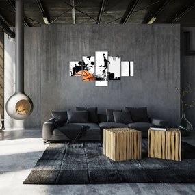 Obraz - Koszykarz (125x70 cm)