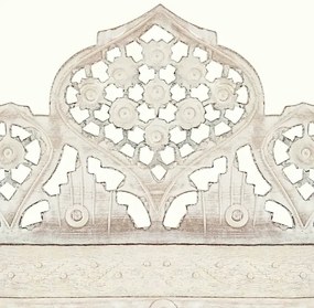 Rzeźbiony 3-panelowy parawan - Gano
