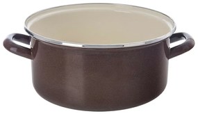 Orion Emaliowany rondel z rantem Brown, 4 l, 4 l