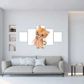 Obraz - Zwierzątko akwarelowe N⁰6 (125x70 cm)