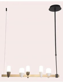 Lampa wisząca nad wyspę ptaki na gałęzi - V034 R7-H84