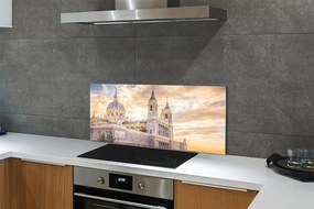 Panel Szklany Hiszpania Katedra zachód słońca