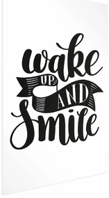 Plakat Wake up and smile 60x90 cm bez ramy bez marginesu ARTGEIST B