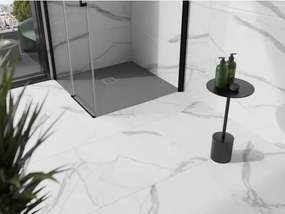 Mexen Stone+ brodzik kompozytowy kwadratowy 80 x 80 cm, szary-beton - 44618080