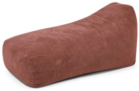 Ceglasty sztruksowy worek do siedzenia Snug Long 140 – SLOWDOWN