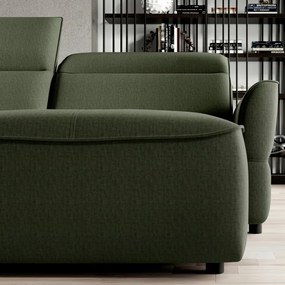 Narożnik MURILLO XL z elektryczną regulacją siedziska Prawostronny w tkaninie VOUGE 11 WERSAL