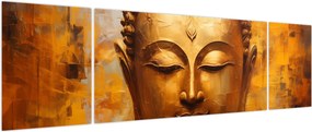 Obraz - Budda, obraz olejny (170x50 cm)