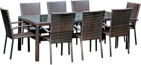 Zestaw mebli ogrodowych 8 osób Sottile