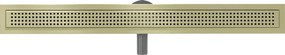 Mexen Flat 360° M08 odpływ liniowy obrotowy 90 cm, złoty szczotkowany - 1A25090-40