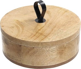 Drewniany pojemnik z pokrywką Cubero 19x12 cm