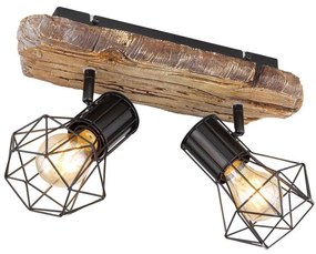 Globo 54017W-2 - Lampa punktowa PRISKA 2xE27/60W/230V