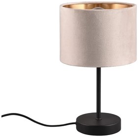 Czarno-beżowa lampa stołowa (wys. 33 cm) Julieta – Trio