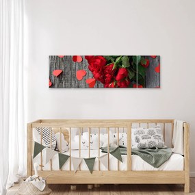 Obraz róż (170x50 cm)