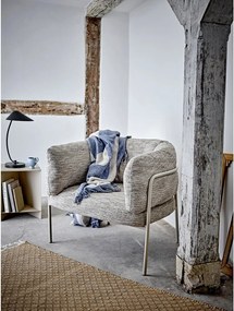 Szarobeżowy fotel Karel – Bloomingville