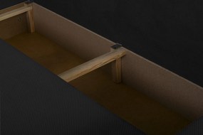 MEGA OKAZJA Sofa kanapa 3 os z funkcją spania DIZY Czarna Tkanina DOT100 Czarny