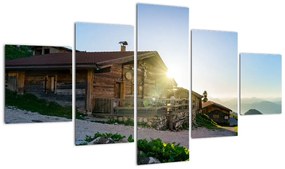 Obraz - Poranek w Alpach, Tyrol (125x70 cm)
