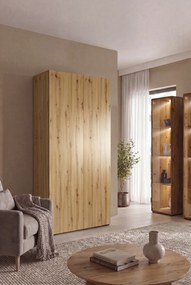 Minimalistyczna uchylna szafa dąb artisan A8-F34