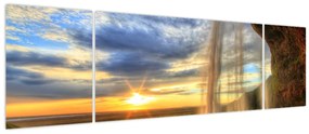 Obraz - Wodospad (170x50 cm)