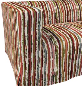 Pokrowiec na sofę Klippan 2-osobową długi z kontrafałdami