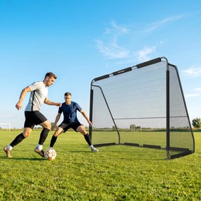 SPORTNOW Bramka do piłki nożnej ogrodowa duża 300 x 200 cm dla młodzieży i dorosłych, na zewnątrz, z wytrzymałą siatką, zaokrąglonymi narożnikami | Aosom PL