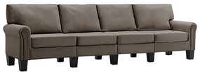 Czteroosobowa taupe sofa - Alaia 4X