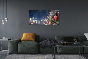 Obraz na płótnie Choinka, Śnieg i Dekoracje