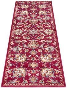 Dywan klasyczny Luxor czerwony 80 cm x 240 cm