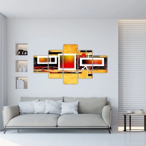 Obraz - Abstrakcja (125x70 cm)