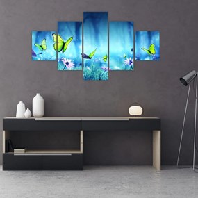 Obraz - Mistyczna leśna polana (125x70 cm)