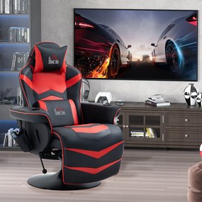 HOMCOM Ergonomiczny Fotel Relaksacyjny z Funkcją Masażu i Uchwytem na Kubek | Aosom PL