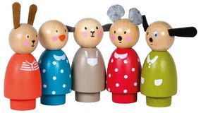 Drewniana zabawka La Grande Famille – Moulin Roty