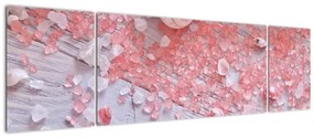 Obraz - Nadmorska atmosfera w różowych odcieniach (170x50 cm)