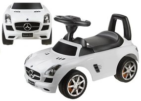 Jeździk mercedes-benz z kierownicą biały