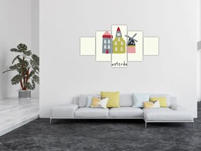 Obraz - Miasta Europy N⁰4 (125x70 cm)
