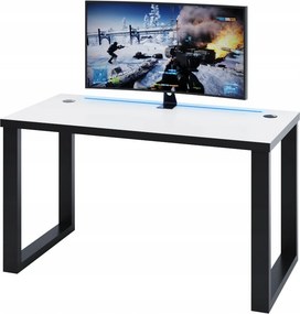 Biurko komputerowe na płozach dla graczy S 135/65 cm