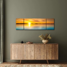 Obraz wschodu słońca (170x50 cm)