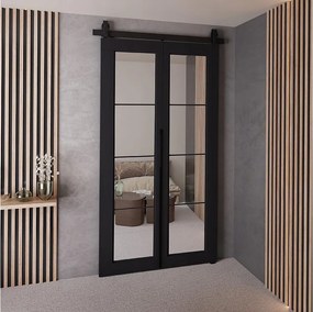 Drzwi Przesuwne QUDIO M5 Czarny 90