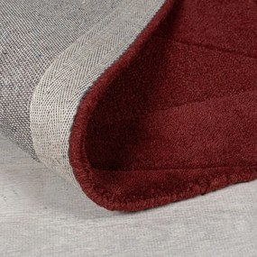 Bordowy wełniany dywan tkany ręcznie 120x170 cm Shard Red – Flair Rugs