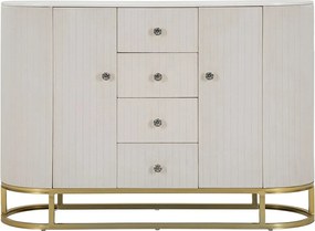 Mobilny Montpellier Kremowy 120X40X85 cm