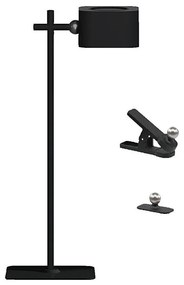 LED 4w1 lampa biurkowa 3W/5V 3000-6000K 1800 mAh czarna, ściemnialna magnetyczna