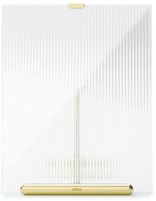Szklana ramka stojąca w kolorze złota 19x23 cm Flute – Umbra