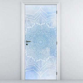 Fototapeta na drzwi - Zimowa mandala (95x205cm)