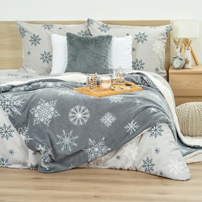 4Home Pościel flanelowa Snow Romance, 160 x 200 cm, 70 x 80 cm, 160 x 200 cm, 70 x 80 cm