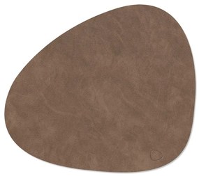 Mata stołowa ze skóry ekologicznej 37x44 cm Curve L Double Cloud – LIND DNA