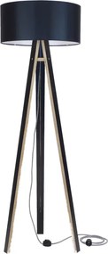 Lampa stojąca Wanda czarna, czarny