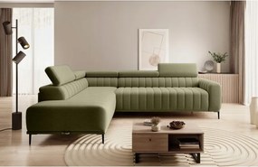 Narożnik GANDI 160 Lewostronny system włoski Salvador 10 Zielony WERSAL