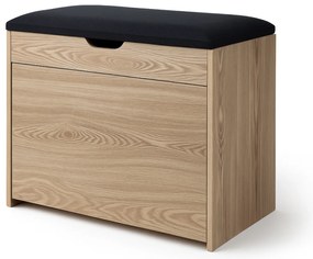 Szafka na buty z siedziskiem i wysuwanymi półkami VAULT, 57 x 30 x 53 cm