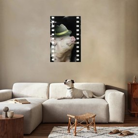 Plakat Świnia z wąsami 60x90 cm bez ramy bez marginesu ARTGEIST B
