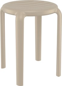 Plastikowy taboret do domu i kawiarni Tom Bar 45