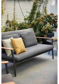 Ciemnoszara sofa ogrodowa Ray – Diphano